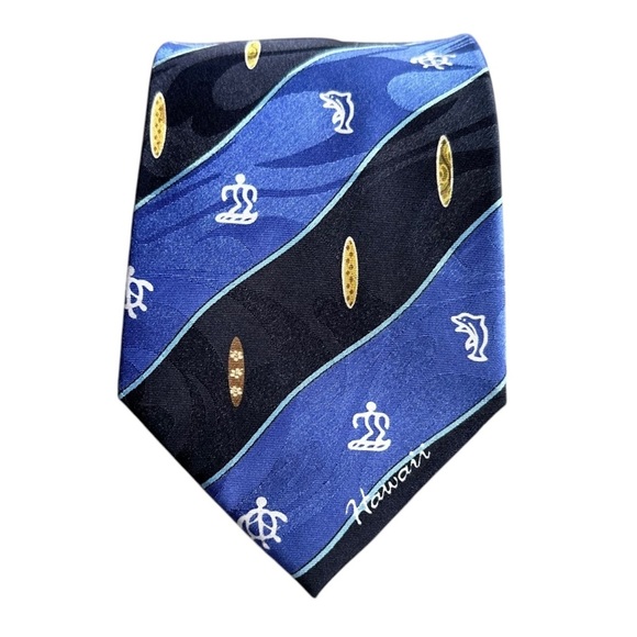 Hawaiian Ties (Lot of 3) Men’s Tropical Floral Classic Size Island Neckties - Picture 5 of 13